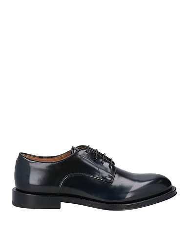 CORVARI Laced shoes Midnight blue Leather