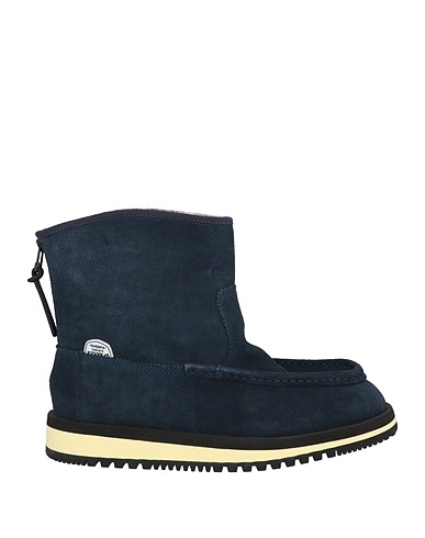 SUICOKE Stivaletti Blu navy Pelle di bovino, Montone
