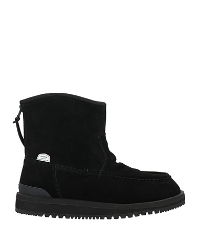 SUICOKE Ankle boot Black Cow leather, Shearling