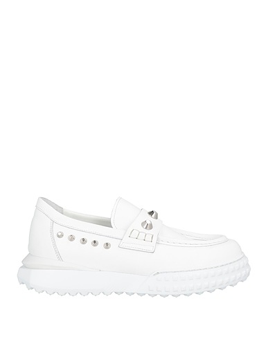 MICH SIMON Loafers White Soft Leather