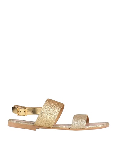 MY TWIN TWINSET Sandals Textile fibres, Soft Leather