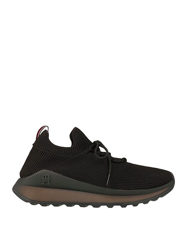 TOMMY HILFIGER Sneakers Black 80% Recycled polyester, 20% Elastane