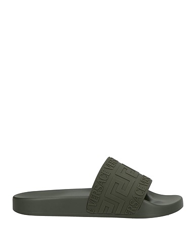 VERSACE Sandals Khaki Rubber