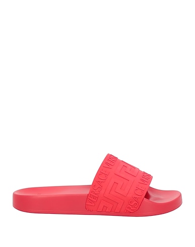 VERSACE Sandals Red Rubber