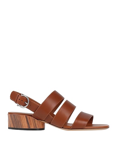 FERRAGAMO 샌들 탠 송아지 가죽