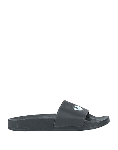 CHIARA FERRAGNI Beach sandals  Black Rubber