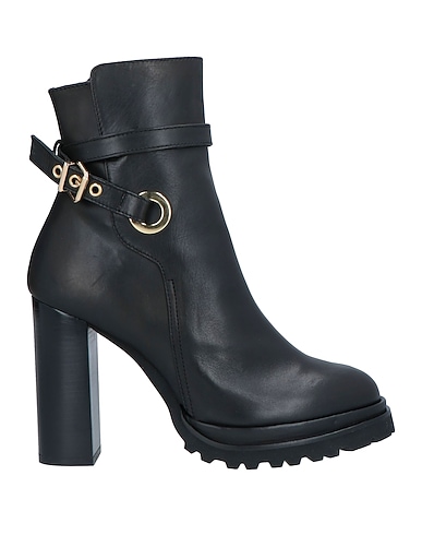 ELVIO ZANON Ankle boot Black Calfskin