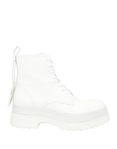 RED(V) Ankle boot White Soft Leather