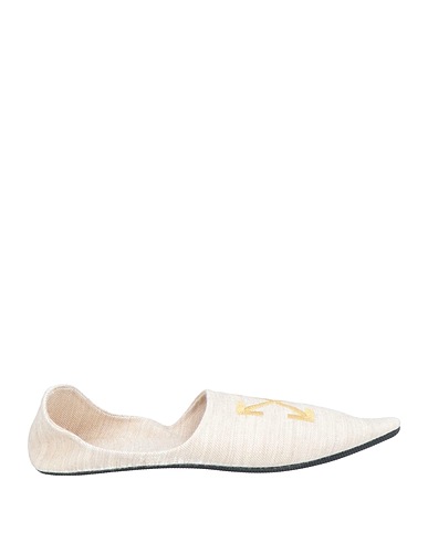OFF-WHITE™ Footwear Beige 65% Linen, 35% Virgin Wool