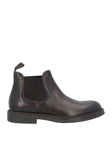 DOUCAL'S Ankle boot Dark brown Soft Leather