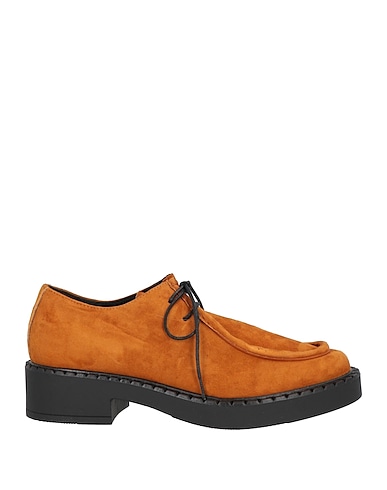 OROSCURO Laced shoes Tan Leather
