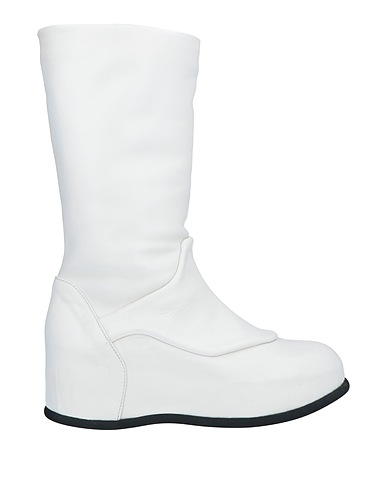 MALLONI Boots Off white Soft Leather