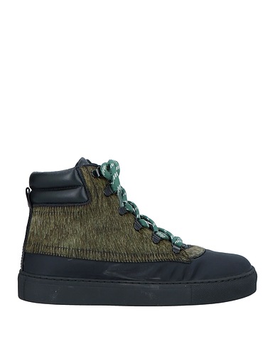 ROSSIGNOL Sneakers Militärgrün Leder, Andere Fasern