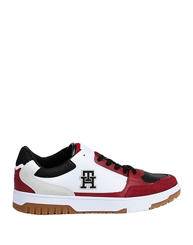 TOMMY HILFIGER Sneakers Weiß 71% Leder, 20% Polyurethan, 9% Recyceltes Polyester