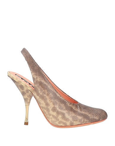 ROCHAS Court Khaki Karung leather