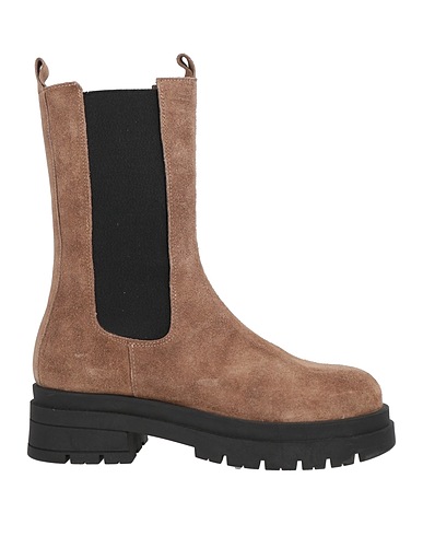 BRAWN'S Ankle boot Khaki Leather