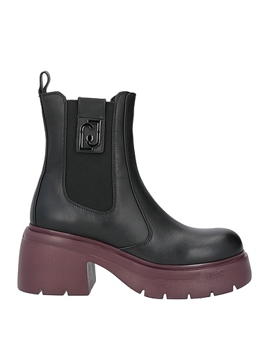 LIU •JO Ankle boot Black Calfskin
