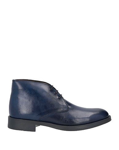 ANGELO PALLOTTA Ankle boot Blue Soft Leather