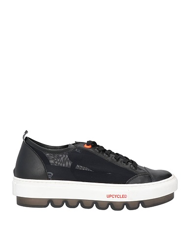 F_WD Sneakers Nero Pelle, Fibre tessili