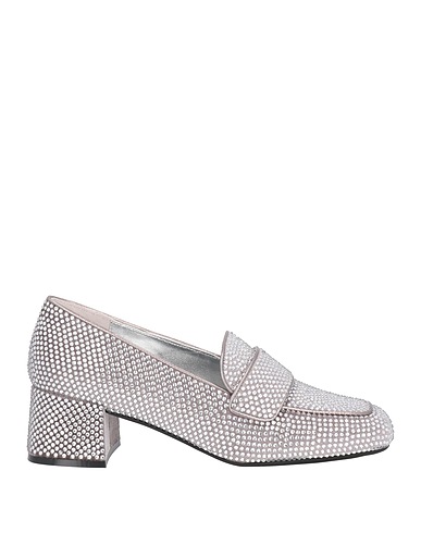 JEFFREY CAMPBELL Mocassino Grigio Fibre tessili
