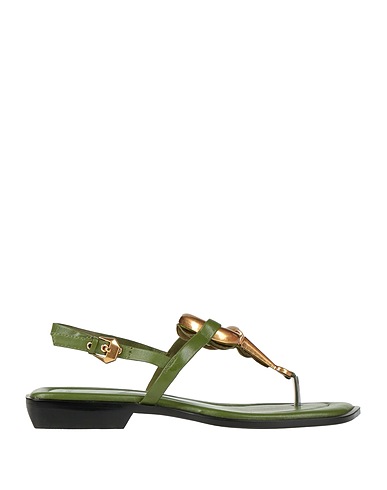JEFFREY CAMPBELL Flip flops Military green Textile fibres