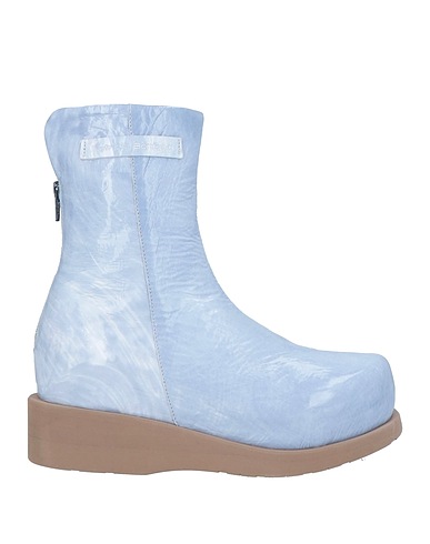 PATRIZIA BONFANTI Ankle boot Sky blue Soft Leather