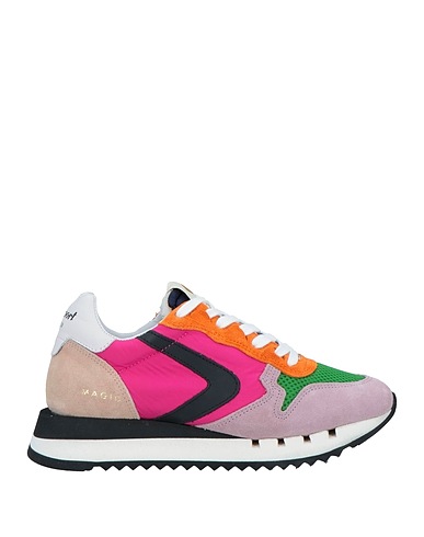 VALSPORT Sneakers Pink Leather, Textile fibres