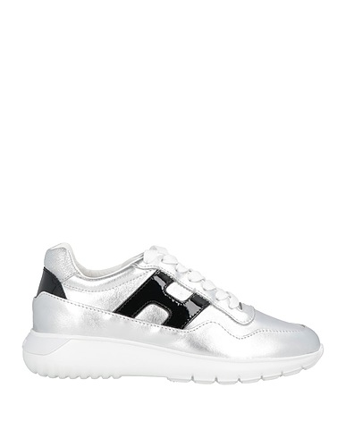 HOGAN Sneakers Silver Soft Leather