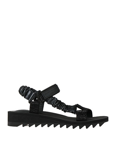 KURT GEIGER Sandals Black Textile fibers