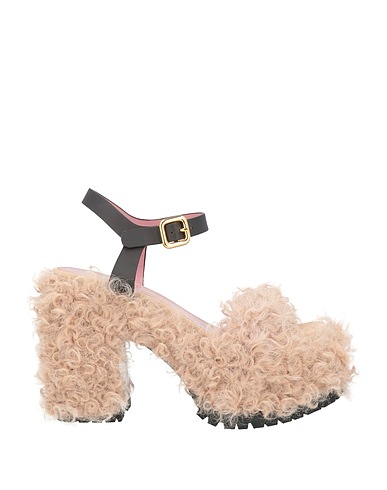HAUS OF HONEY Sandals Beige Soft Leather