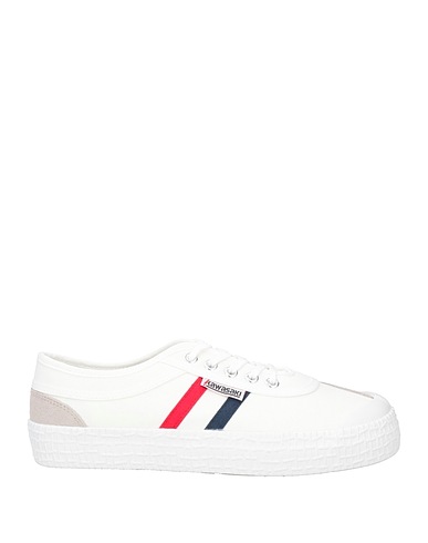 KAWASAKI Sneakers Bianco Pelle, Cotone