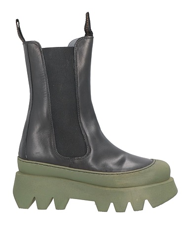 PATRIZIA BONFANTI Ankle boot Black Calfskin