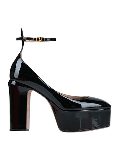 VALENTINO GARAVANI Court Black Soft Leather