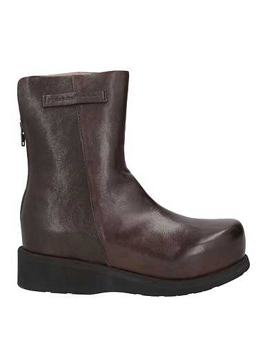 PATRIZIA BONFANTI Ankle boot Dark brown Soft Leather