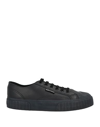 SUPERGA Sneakers Black Soft Leather