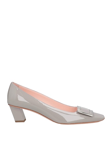 ROGER VIVIER Court Light grey Leather