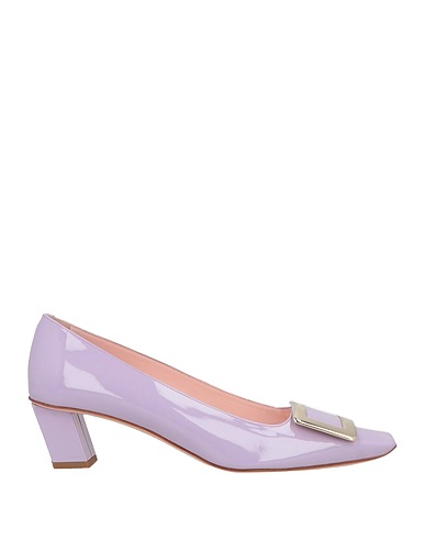 ROGER VIVIER Pumps Lila Leder