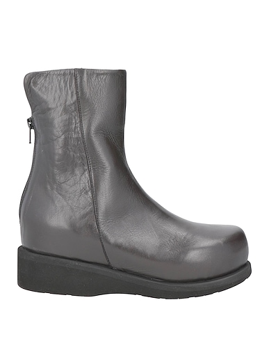 PATRIZIA BONFANTI Ankle boot Charcoal Soft Leather