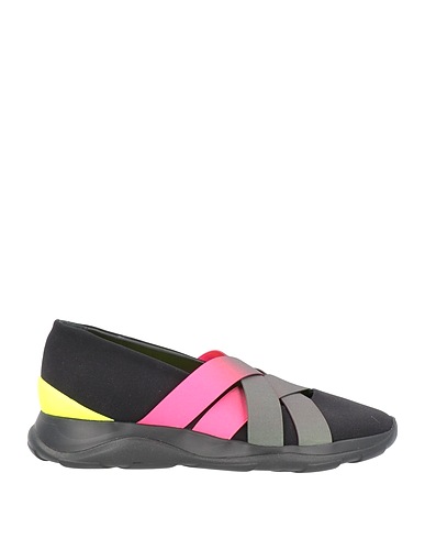 CHRISTOPHER KANE Sneakers Black Textile fibers, Elastic fibres