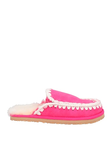 MOU Mules und Clogs Fuchsia Schaffell, Wolle