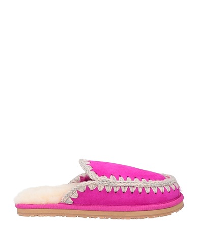 MOU Mules and clogs Purple Shearling, Wool