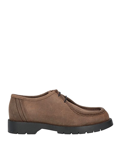 KLEMAN Laced shoes Khaki Soft Leather