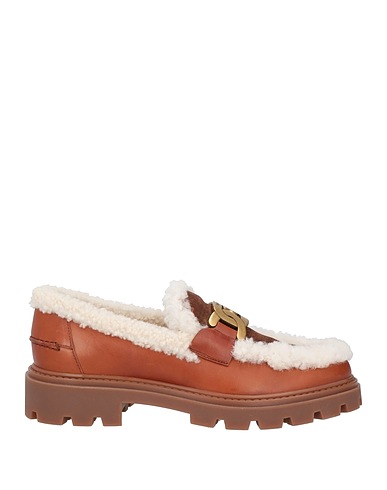 TOD'S Loafers Tan Soft Leather