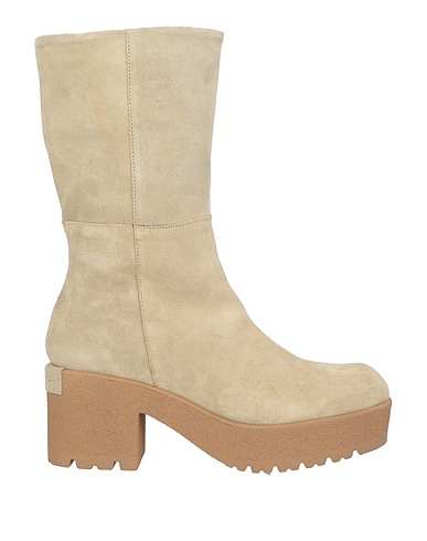 PATRIZIA BONFANTI Ankle boot Beige Leather