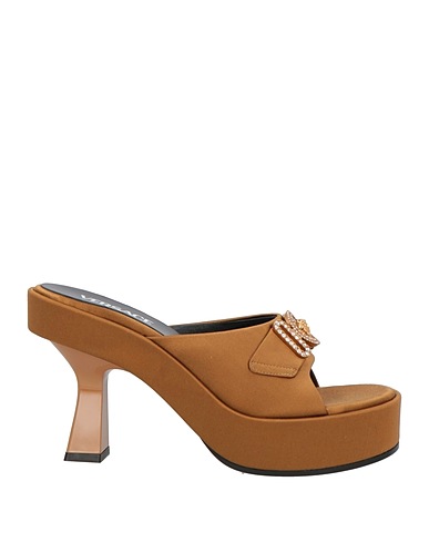 VERSACE Sandali Bronzo Fibre tessili