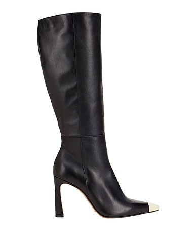 8 by YOOX Stivali LEATHER POINTY DETAIL BOOT
 Nero 100% Pelle di vitello
