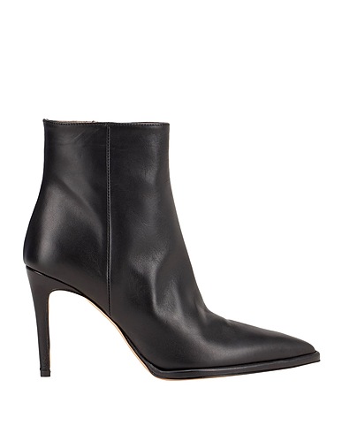 8 by YOOX Ankle boot LEATHER ANKLE BOOTS
 Black Soft Leather