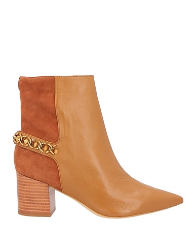 GUESS Ankle boot Tan Leather
