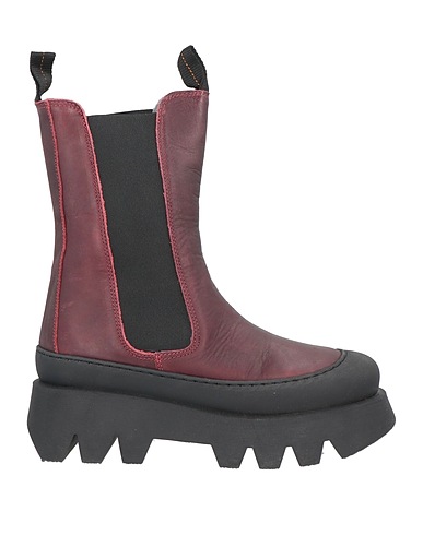 PATRIZIA BONFANTI Ankle boot Burgundy Soft Leather