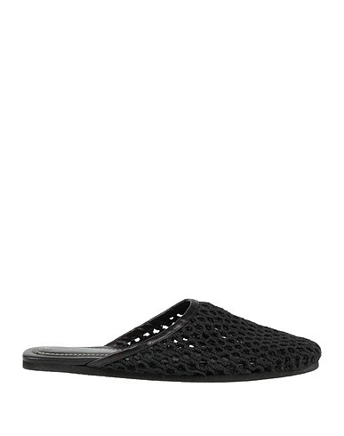 PROENZA SCHOULER Mules and clogs Black Textile fibers, Soft Leather